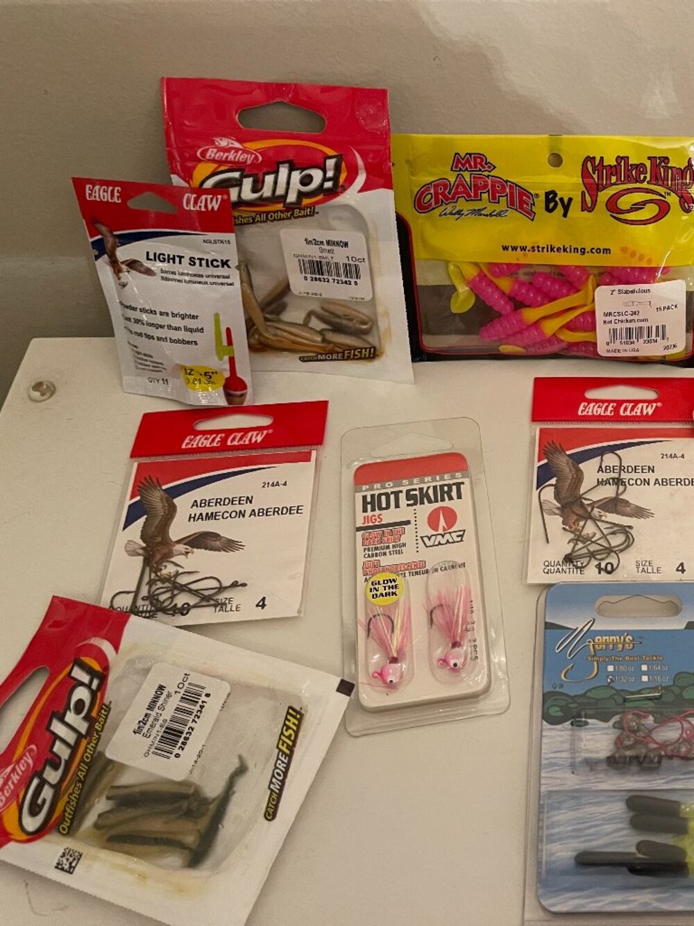 Fishing Lot Bait, Hooks, various